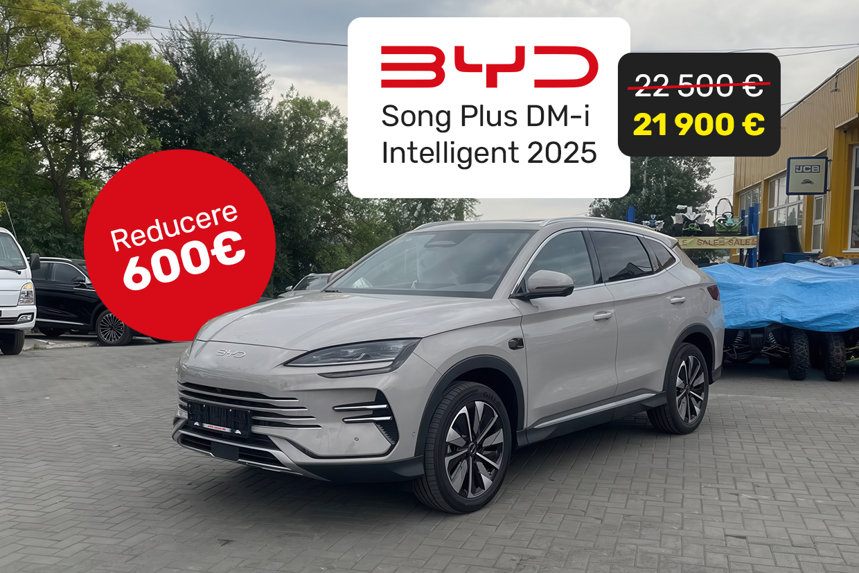 Ofertă specială și o reducere de 600 de euro la noul BYD Song Plus DM-i Intelligent 2025